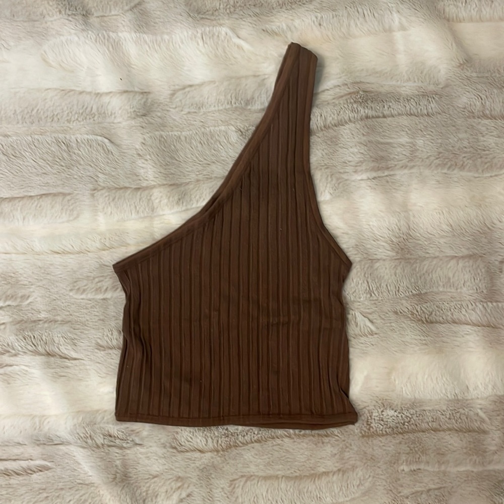 Urban Outfitters ribbed one shoulder top